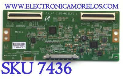 T-CON PARA TV GXP / NUMERO DE PARTE LJ94-39980D / 17Y_HF11_PCMMC2LV0.1 / 39980D / PANEL LSC320HN15-W / DISPLAY LSF320HN08-M02 / MODELO TDE3274WP